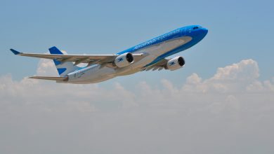 Avión de Aerolíneas Argentinas