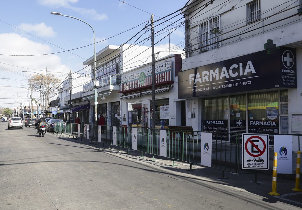Circulación peatonal en Carapachay