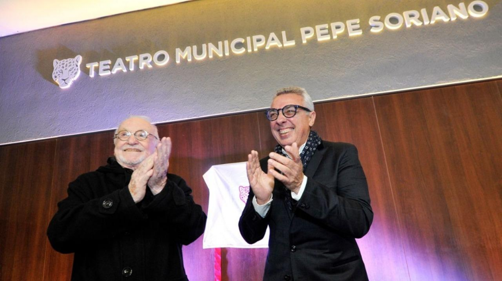 Pepe Soriano junto a Julio Zamora