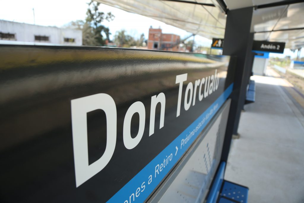 Reinauguraron la estación de Don Torcuato