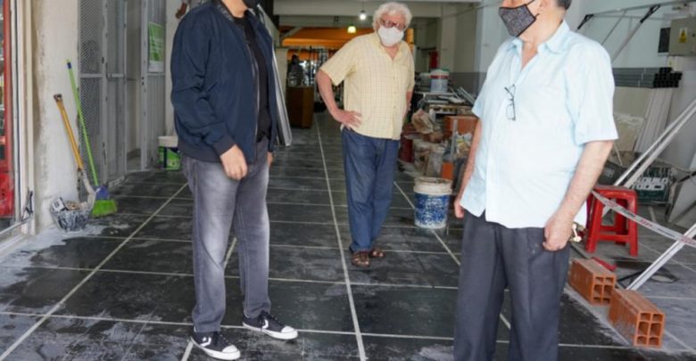Obras del club Laprida