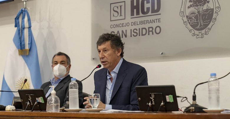 Posse durante la inauguración de las sesiones del Concejo Deliberante