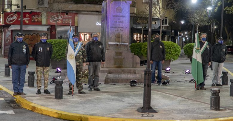 Celebración desde el mástil de San Isidro