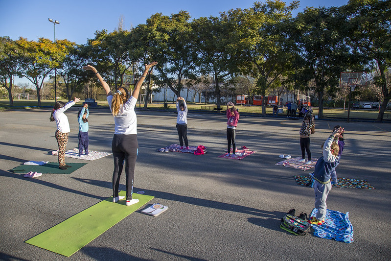 Yoga al aire libre