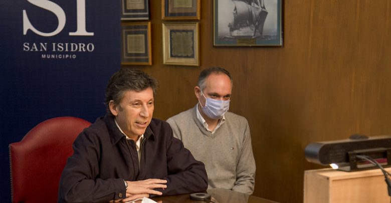 Gustavo Posse en Zoom con comerciantes