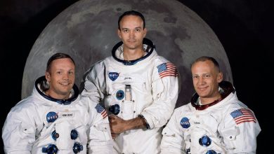 Neil Armstrong Buzz Aldrin y Michael Collins