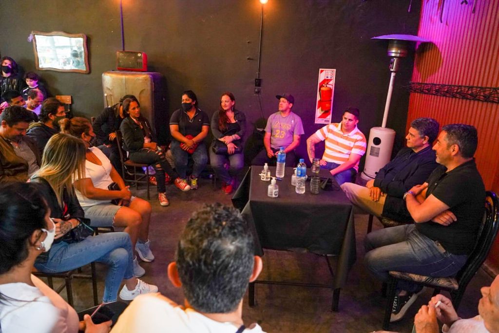 Reunión con vecinos de San Martín