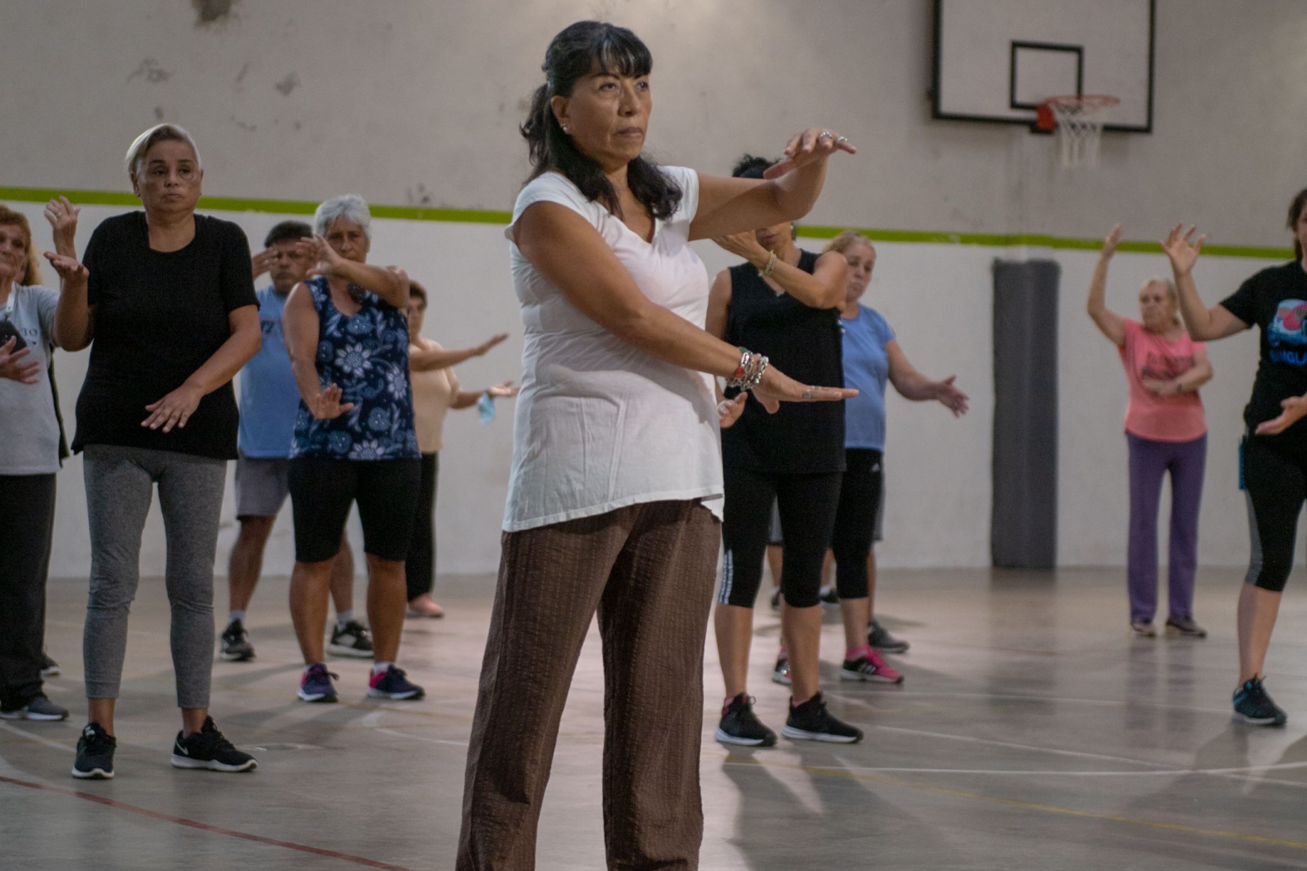 Tai-Chi en el Polideportivo N°6