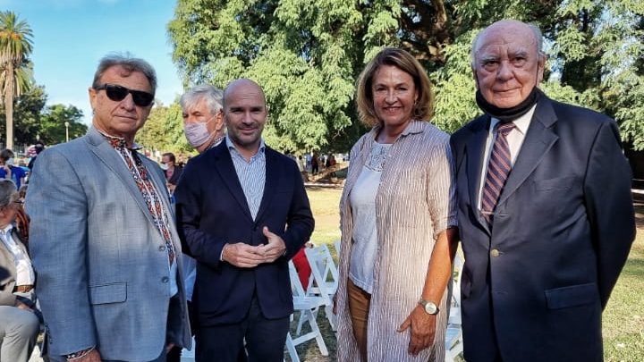 Dr. Pedro Lylyk, Amador Sanchez Rico, María Marcela Campagnoli y Jorge Iwanyk