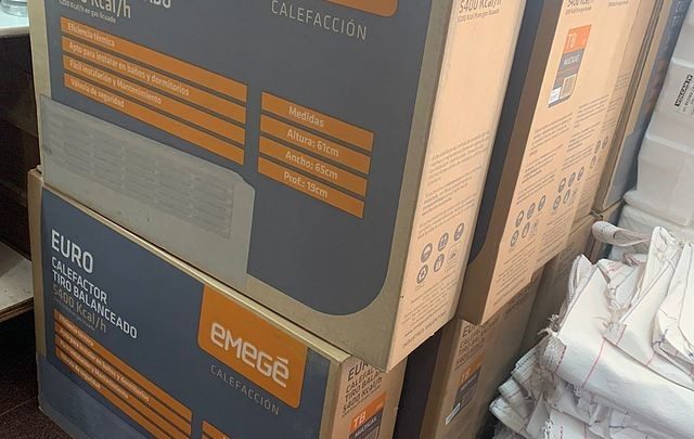 Estufas adquiridas