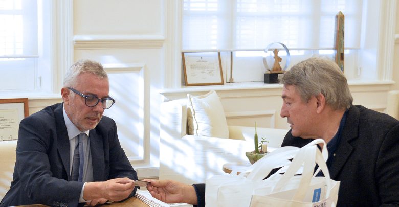 Julio Zamora se reunió con Jorge D'Onofrio