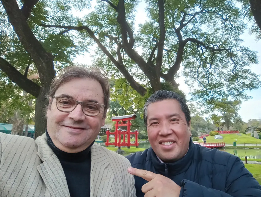 Juan Carlos Acero y Sergio Miyagui