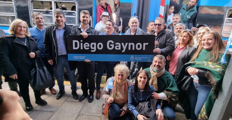 El tren pasó por Gaynor