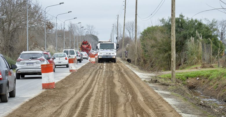 Repavimentación de la Av. Italia en Nuevo Delta