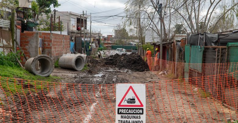 Obras en el barrio La Cava