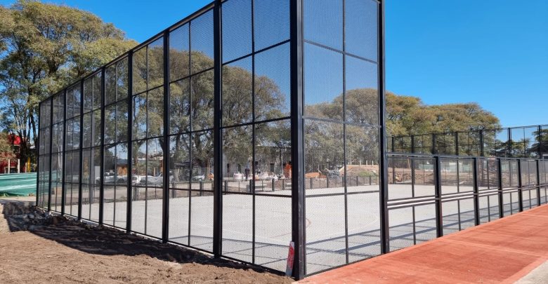 Sector deportivo en el Paseo Las Tipas