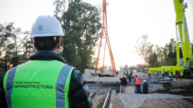 Montaje puente en Av. Iriondo - TAI