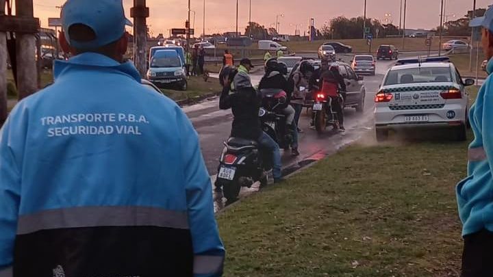 Operativo en Panamericana