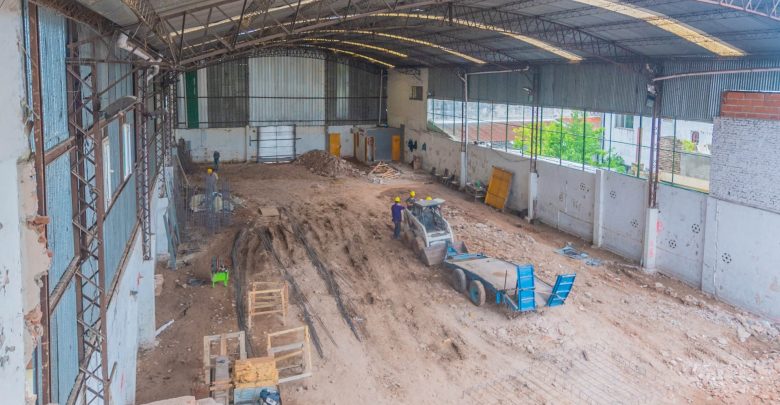 Interior del Polideportivo N°11