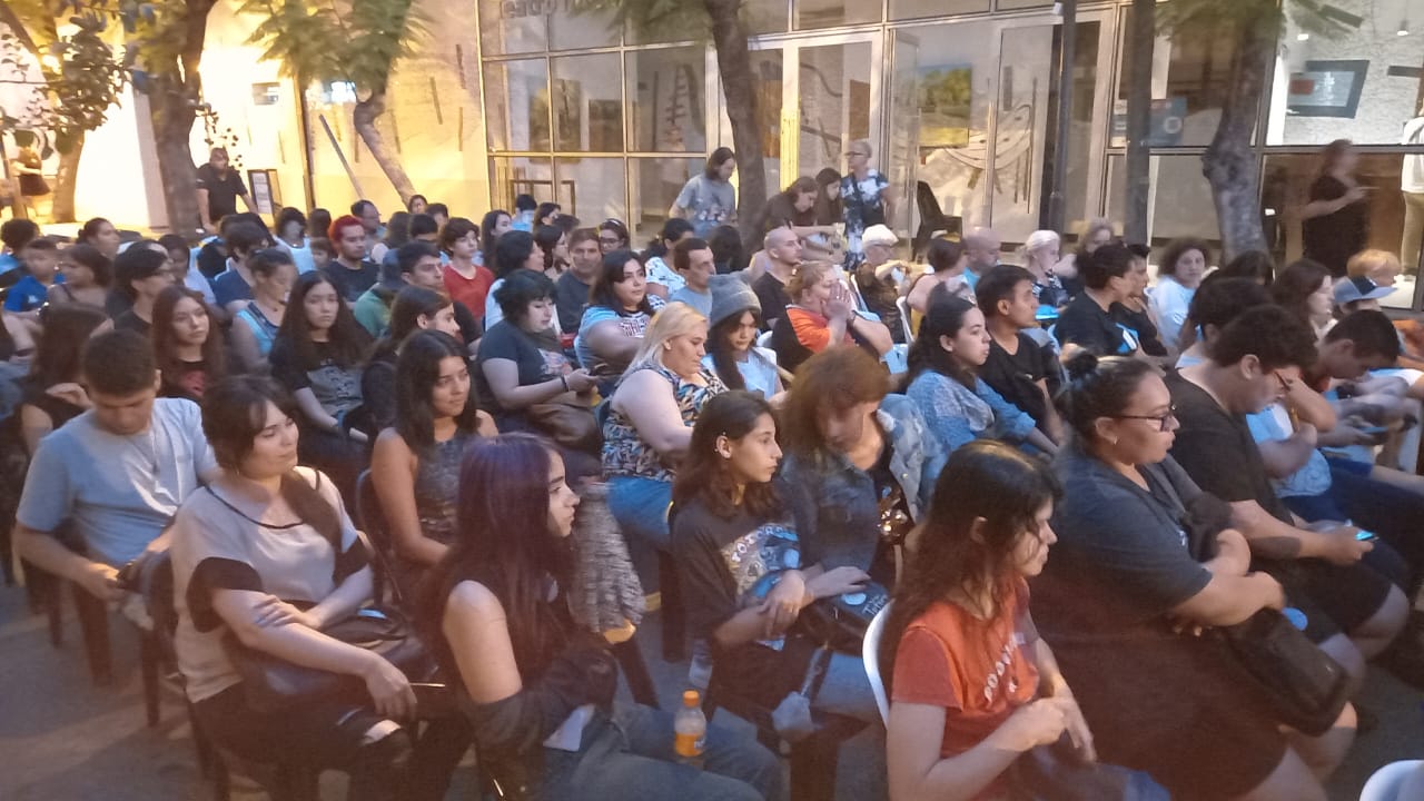 Cine al aire libre animé
