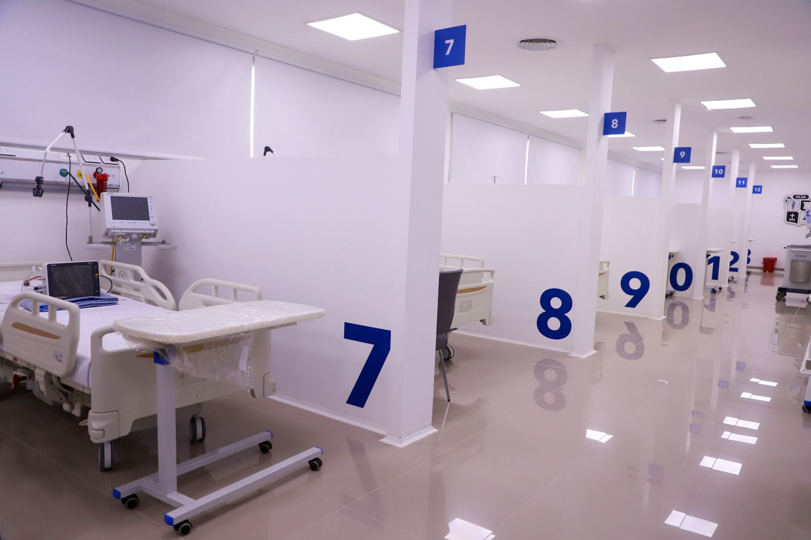 Interior del Hopital Central de Pilar