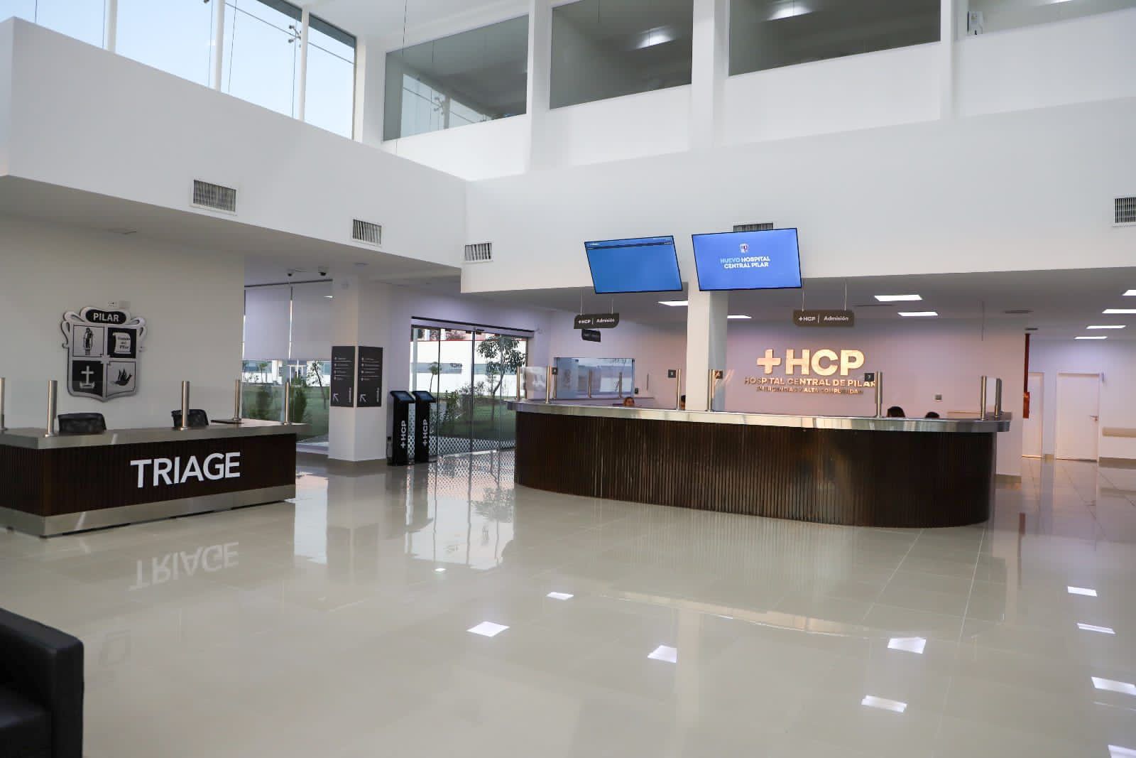 Interior del Hopital Central de Pilar