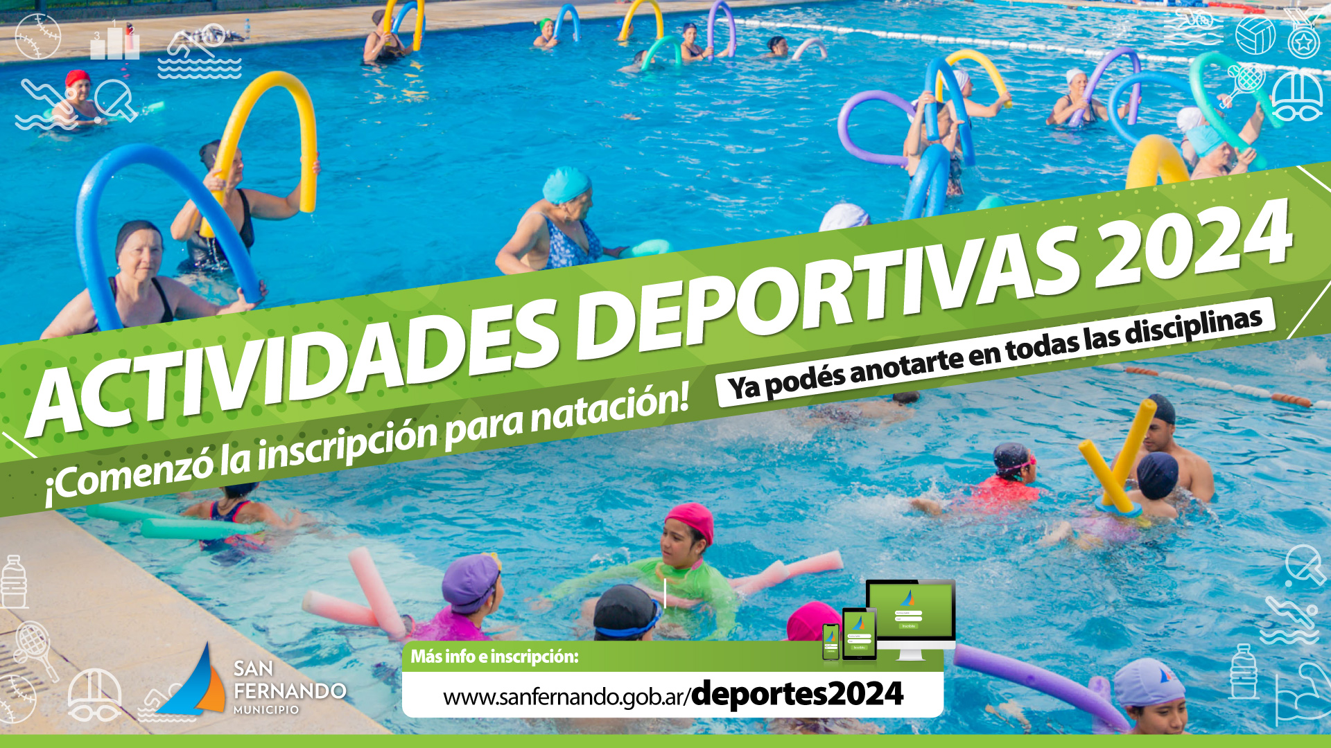 Inscripción Actividades Deportivas 2024 Natación