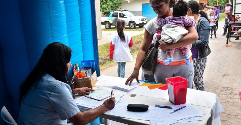 Operativo Sanitario en Escobar