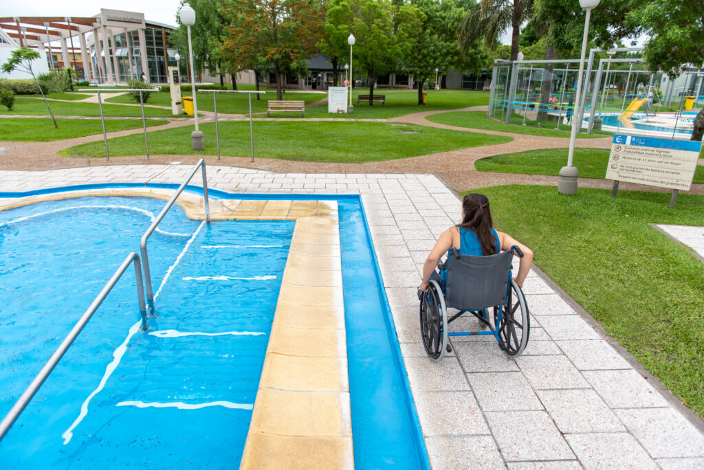 Piscinas con accesibilidad