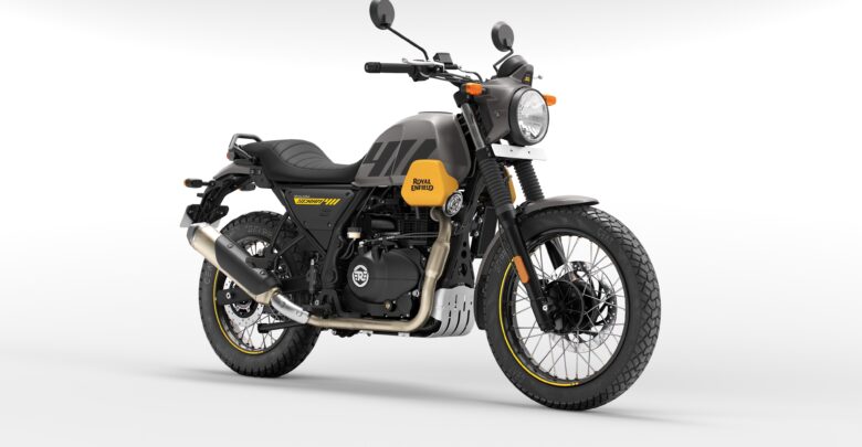 Royal Enfield Scram 411 - Graphite Yellow