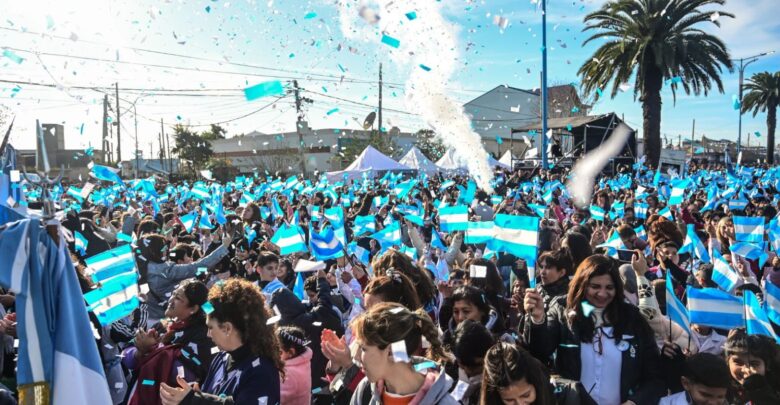 Festejos por el Día de la Bandera