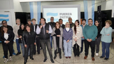 Federico Meca en el cierre de campaña