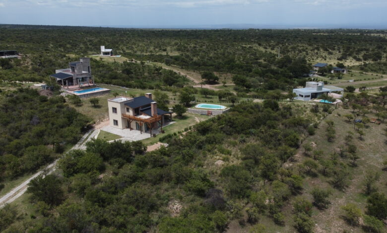 Barrio cerrado de Aguas Blancas, en la localidad de Villa Larca