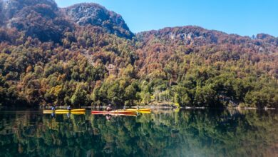 Kayak en Lago Verde