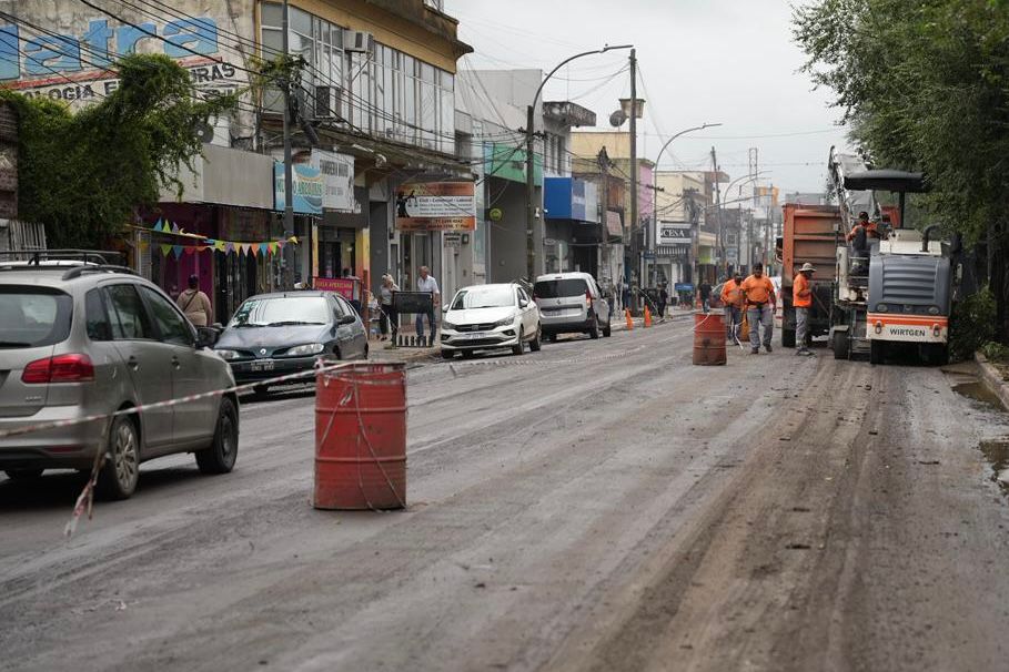 Senador Morón en obra