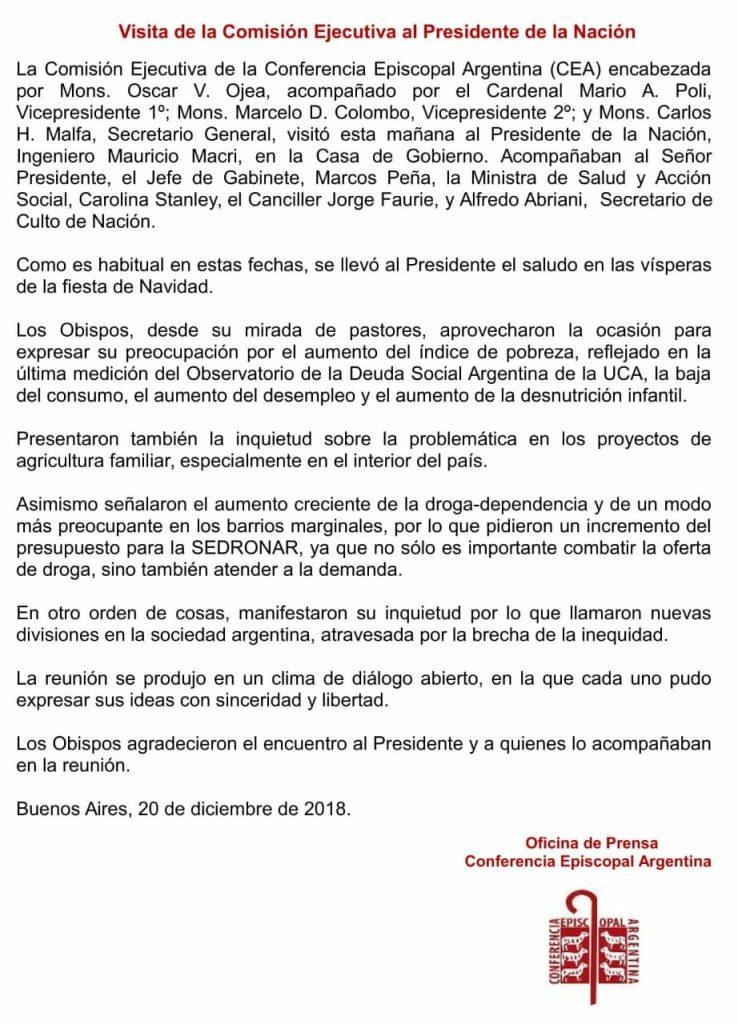 ComunicadoConferenciaEpiscopal