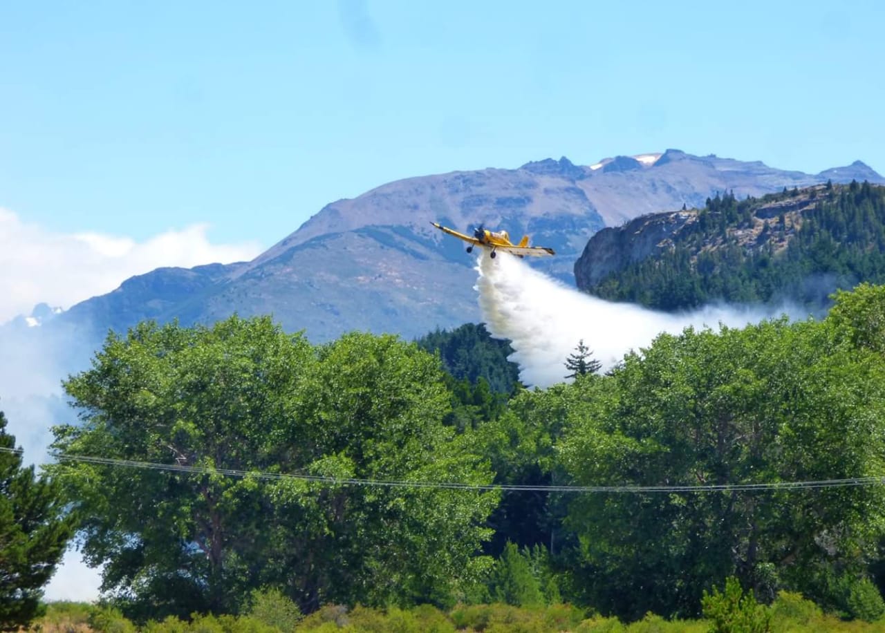 Incendio en Chubut