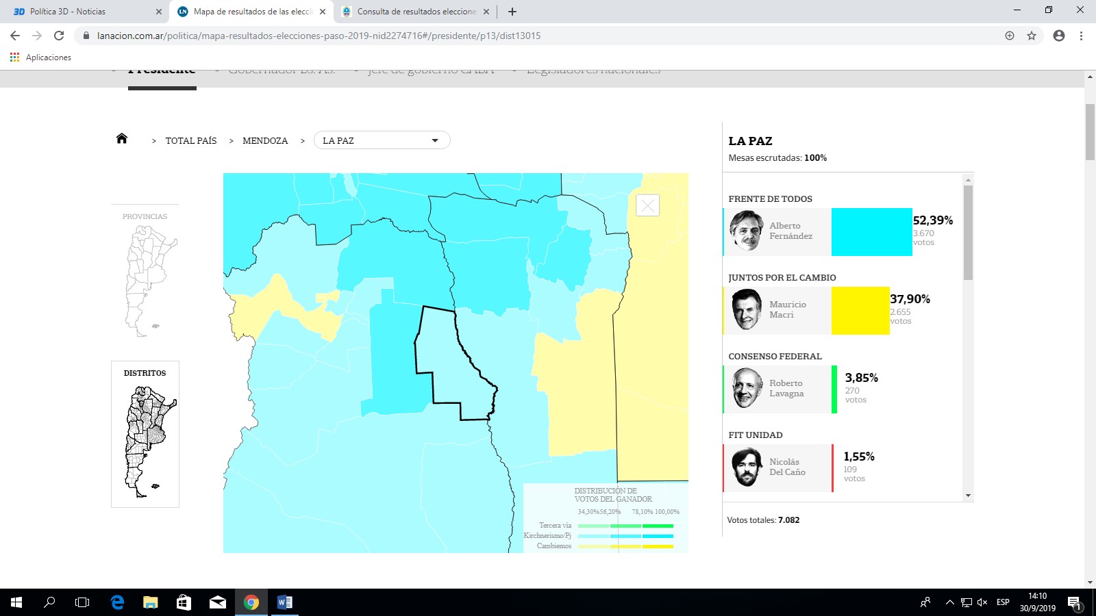 Elecciones PASO del 11 de agosto.