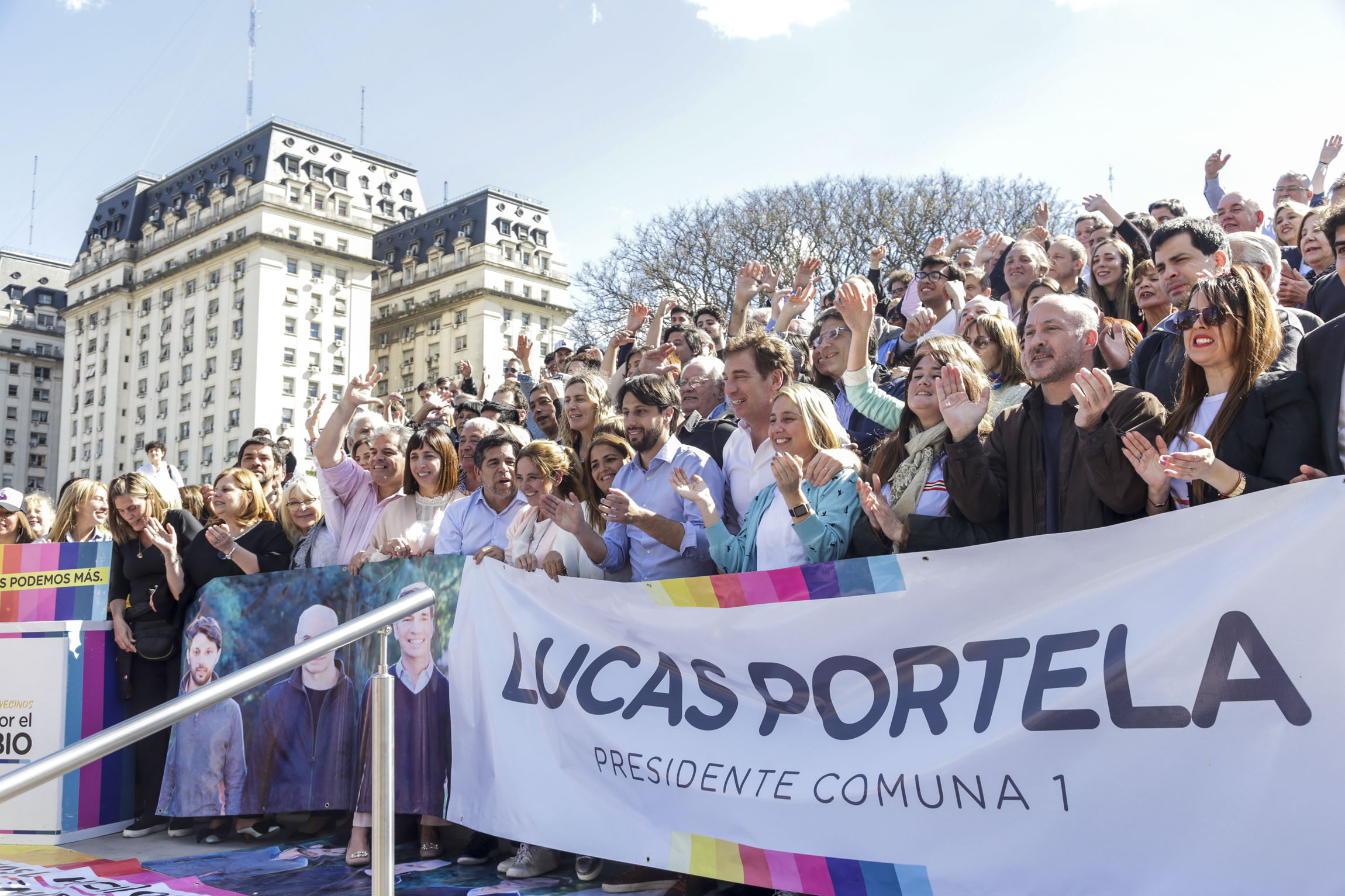 Juntos por el Cambio cerró la campaña en la Comuna 1.