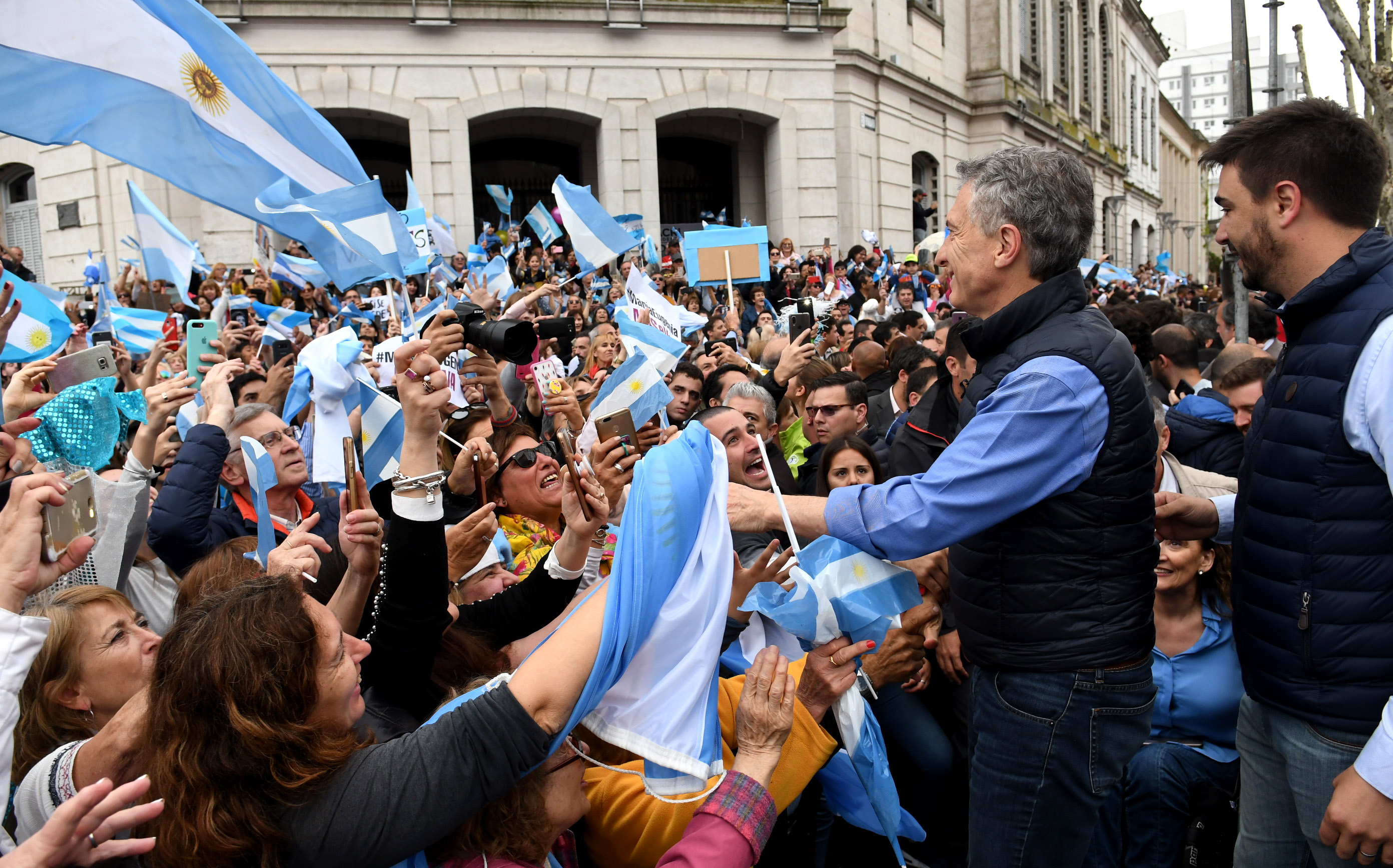 El Presidente Macri en Olavarría.