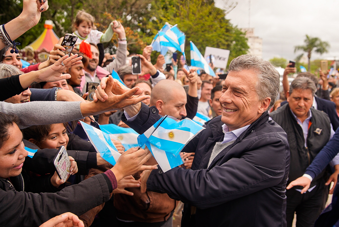 El Presidente Macri en la Ciudad de Reconquista, provincia de Santa Fe.