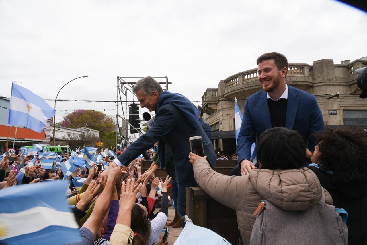 El Presidente Mauricio Macri en Esperanza.