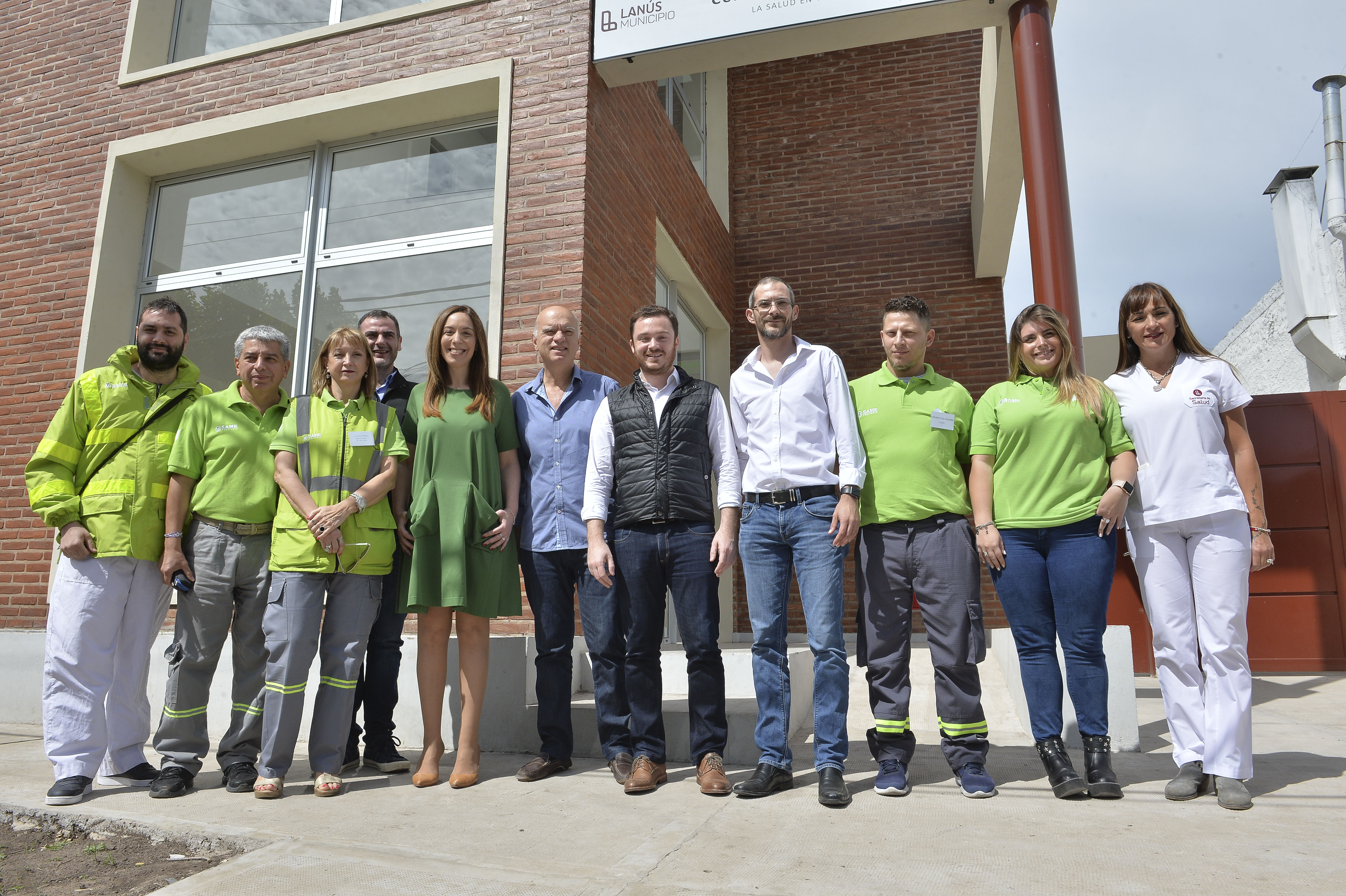 María Eugenia Vidal se reunió con operarios de SAME Lanús.