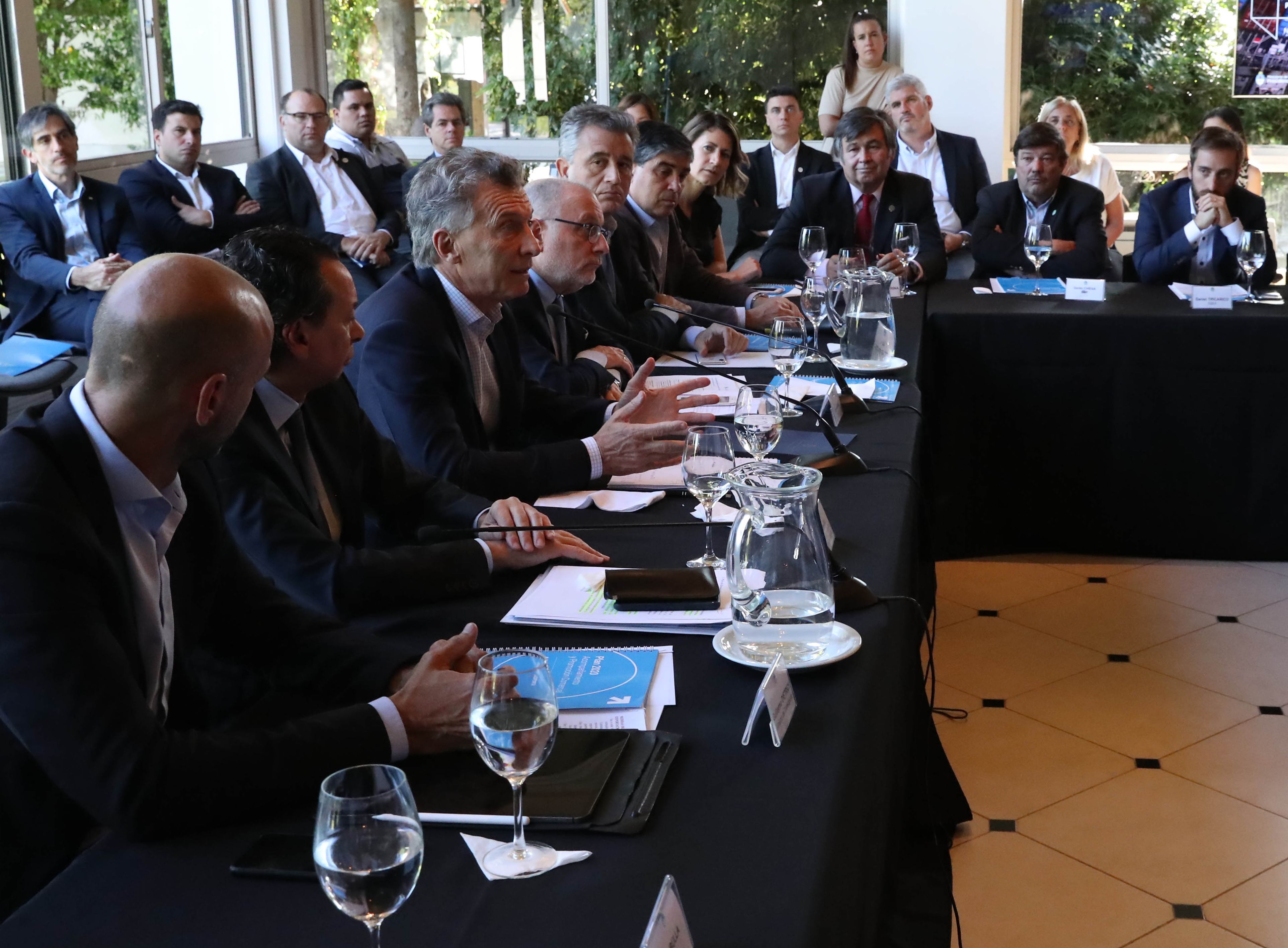 Macri y Sica encabezaron la Mesa Exportadora.