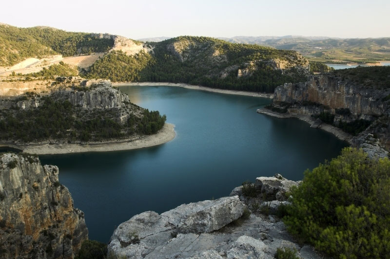 Localidad de Castellote, Teruel, Aragón, España.