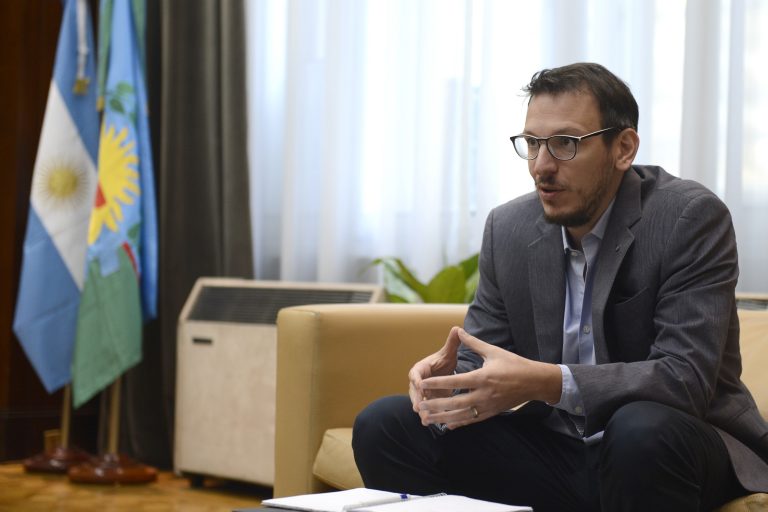 Presidente del Banco Provincia, Juan Cuattromo.