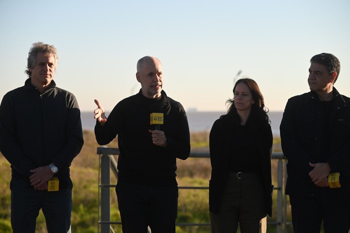 Horacio Rodríguez Larreta presentó un plan integral para recuperar la costa de la Ciudad de Buenos Aires.
