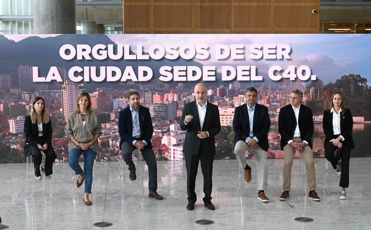 Horacio Rodríguez Larreta presentó la Cumbre Mundial de Alcaldes de C40.