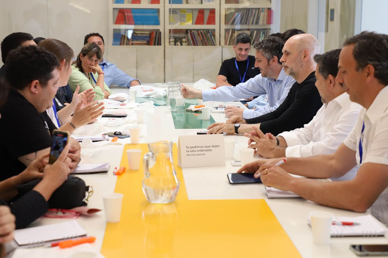 Dirigentes políticos bonaerenses visitaron la Ciudad de Buenos Aires y se reunieron con Horacio Rodríguez Larreta.