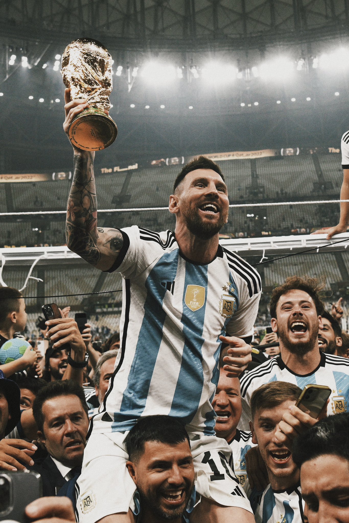 Lionel Messi trajo la Copa del Mundo a la Argentina